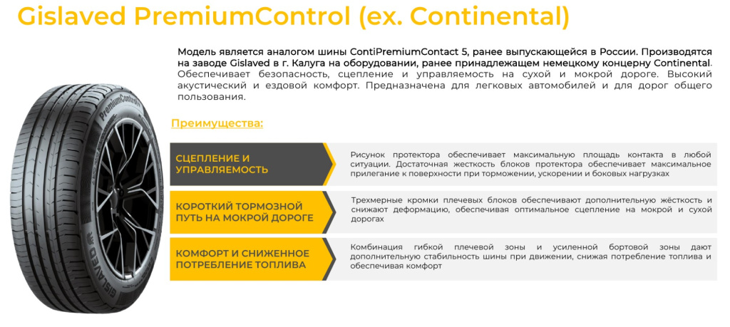 Gislaved PremiumControl (ex. Continental) Gislaved PremiumControl (ex. Continental)